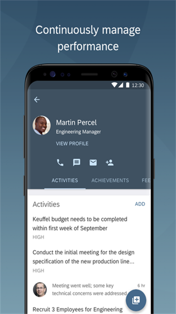 SAP SuccessFactors mobile
