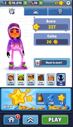 地铁跑酷岩浆版