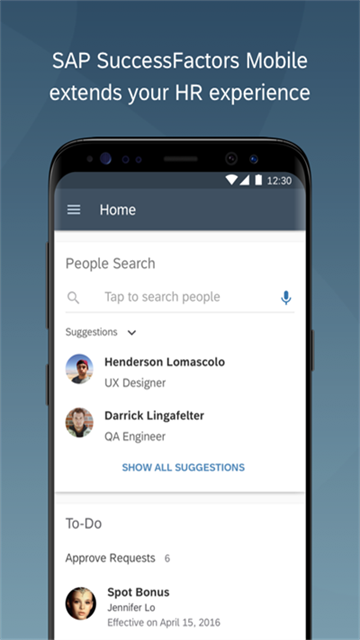 SAP SuccessFactors mobile