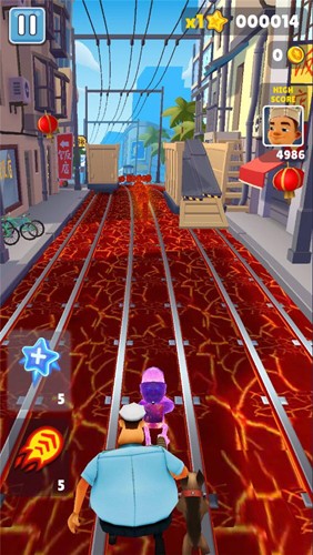 地铁跑酷岩浆版