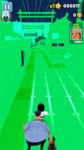 地铁跑酷蓝影超级蓝色洛阳版