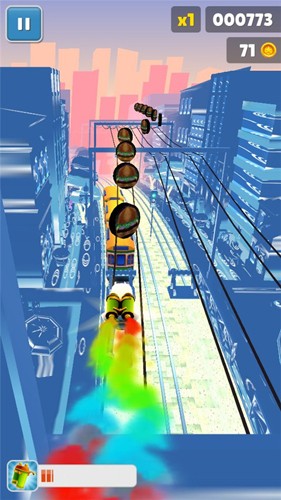 地铁跑酷海绵宝宝版本