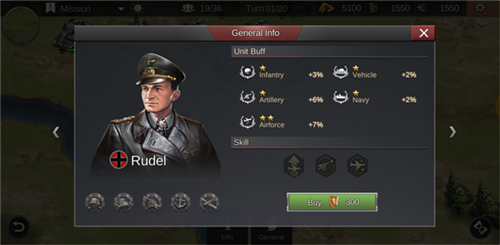 二战名将世界战争无限金币最新版新手攻略5