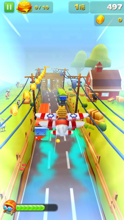 加菲猫酷跑美国之旅游戏