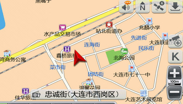 自适应分辨率凯立德声控版