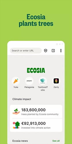 Ecosia浏览器app