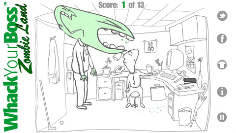 痛扁僵尸老板宣传图