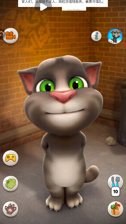 会说话的汤姆猫手游宣传图