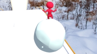滚雪球跑游戏宣传图