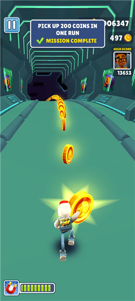 地铁跑酷太空站