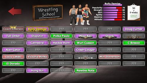 摔跤帝国3D新手攻略