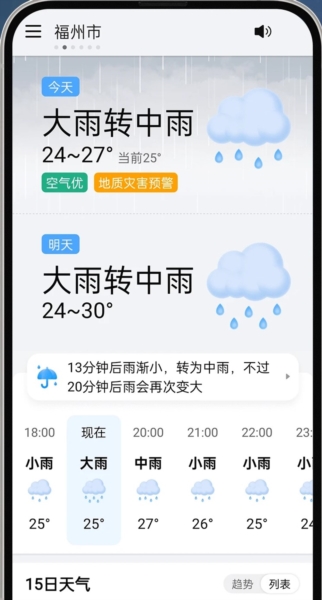 准雨天气大字版2