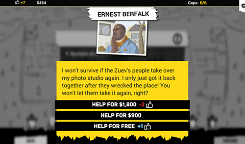 反抗的警察无限金币版