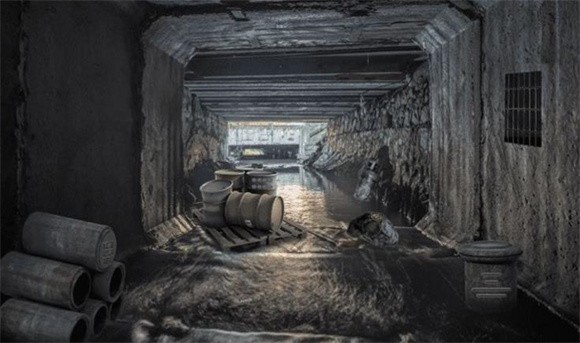 逃出地下排水管
