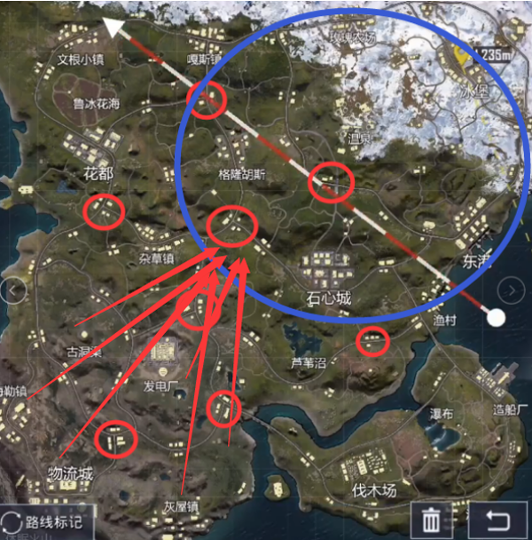 山谷钢进军路线配图3
