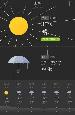 我的天气APP(图1) 我的天气APP(图1)