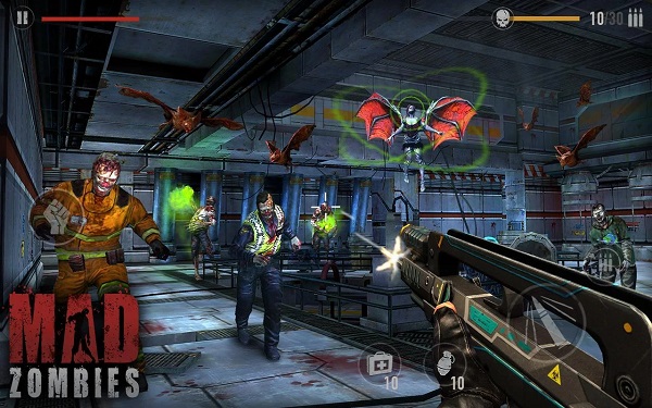 疯狂僵尸射击最新版(MadZombies)
