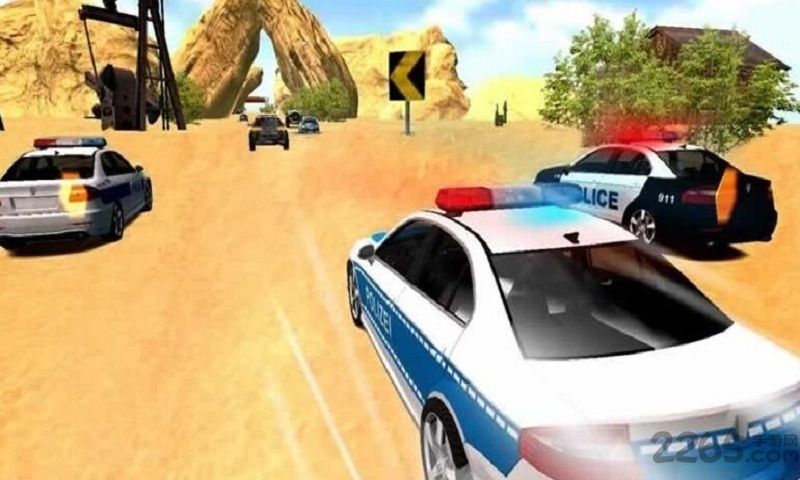 警车追逐赛游戏 警车追逐赛游戏